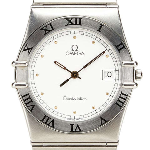オメガ コンステレーション 腕時計 1448.431  クオーツ ホワイト文字盤 ステンレススチール メンズ OMEGA 【中古】