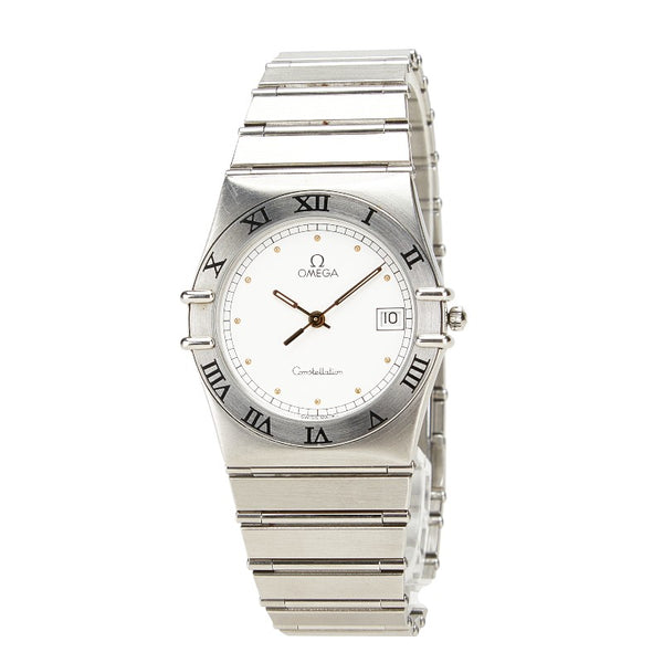 オメガ コンステレーション 腕時計 1448.431  クオーツ ホワイト文字盤 ステンレススチール メンズ OMEGA 【中古】