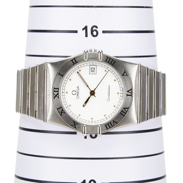 オメガ コンステレーション 腕時計 1448.431  クオーツ ホワイト文字盤 ステンレススチール メンズ OMEGA 【中古】