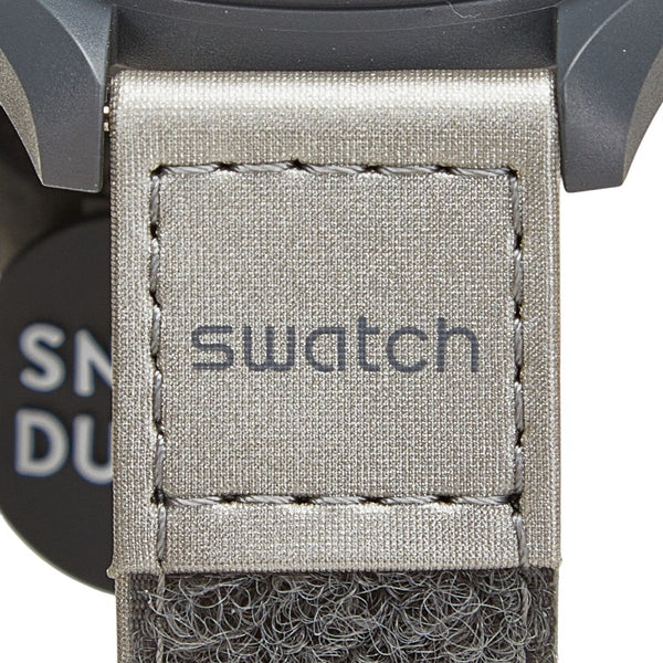 オメガ ×スウォッチ ムーンスウォッチ MISSION TO MERCURY 腕時計 SO33A100 クオーツ グレー文字盤 セラミック ナイロン メンズ OMEGA 【中古】