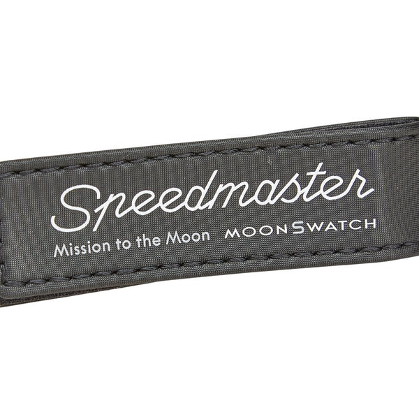 オメガ ×スウォッチ ムーンスウォッチ MISSION TO THE MOON 腕時計 SO33M100 クオーツ ブラック文字盤 セラミック ナイロン メンズ OMEGA 【中古】