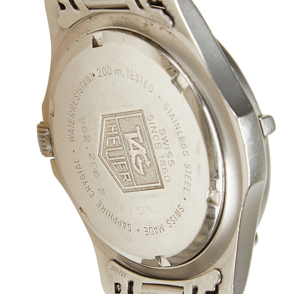 タグホイヤー 2000シリーズ 腕時計 962.206-2 クオーツ シルバー文字盤 ステンレススチール メンズ TAG HEUER 【中古】
