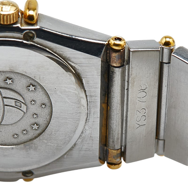 オメガ コンステレーション 腕時計 1270.10.00 クオーツ ゴールド文字盤 ステンレススチール イエローゴールド レディース OMEGA 【中古】