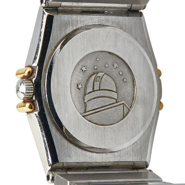 オメガ コンステレーション 腕時計 1270.10.00 クオーツ ゴールド文字盤 ステンレススチール イエローゴールド レディース OMEGA 【中古】