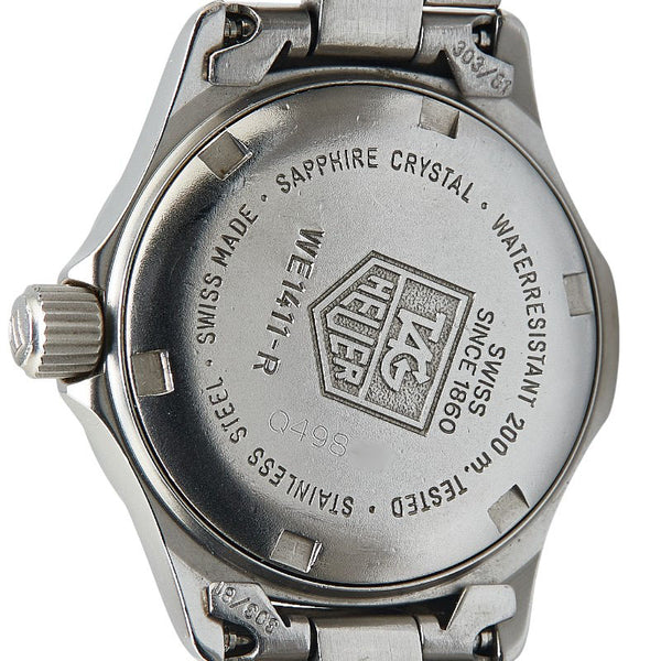タグホイヤー プロフェッショナル 腕時計 WE1411-R クオーツ グレー文字盤 ステンレススチール レディース TAG HEUER 【中古】