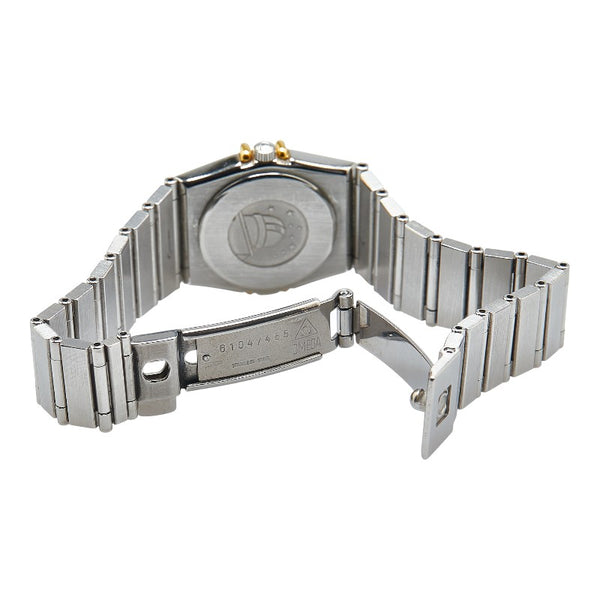 オメガ コンステレーション 腕時計 1270.10.00 クオーツ ゴールド文字盤 ステンレススチール イエローゴールド レディース OMEGA 【中古】