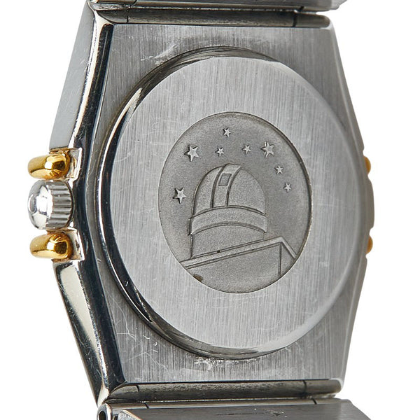 オメガ コンステレーション 腕時計 1270.10.00 クオーツ ゴールド文字盤 ステンレススチール イエローゴールド レディース OMEGA 【中古】