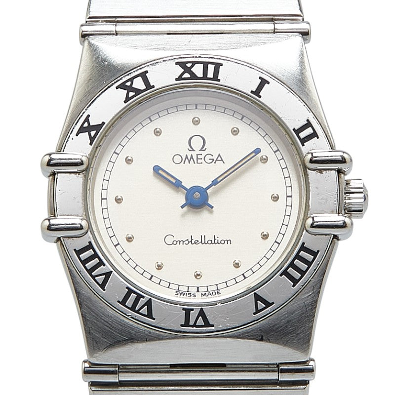 オメガ コンステレーション 腕時計 396.1070  クオーツ シルバー文字盤 ステンレススチール レディース OMEGA 【中古】