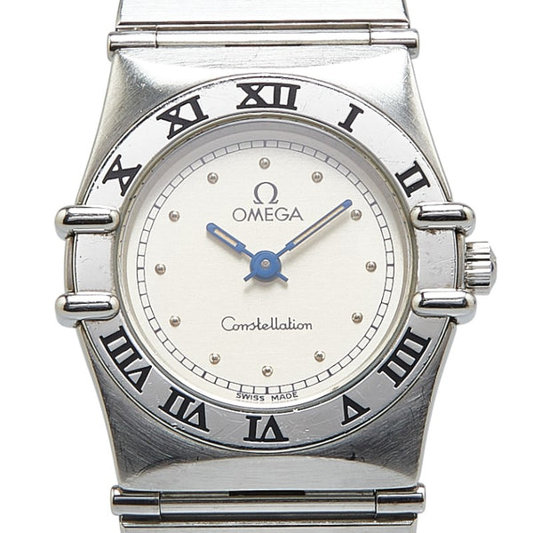 オメガ コンステレーション 腕時計 396.1070  クオーツ シルバー文字盤 ステンレススチール レディース OMEGA 【中古】