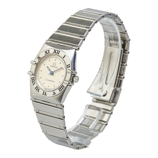 オメガ コンステレーション 腕時計 396.1070  クオーツ シルバー文字盤 ステンレススチール レディース OMEGA 【中古】