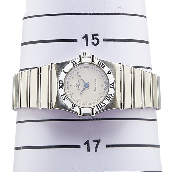 オメガ コンステレーション 腕時計 396.1070  クオーツ シルバー文字盤 ステンレススチール レディース OMEGA 【中古】
