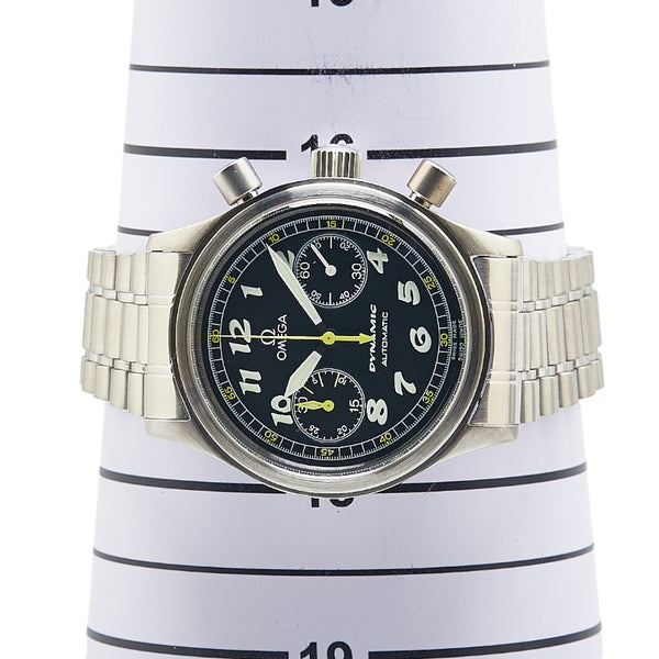 オメガ ダイナミック 腕時計 5240.50 自動巻き ブラック文字盤 ステンレススチール メンズ OMEGA 【中古】