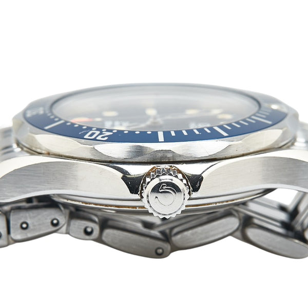 オメガ シーマスター300 腕時計 2561.80 クオーツ ブルー文字盤 ステンレススチール ボーイズ OMEGA 【中古】
