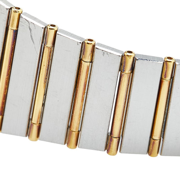 オメガ コンステレーション 腕時計 クオーツ ゴールド文字盤 ステンレススチール イエローゴールド レディース OMEGA 【中古】