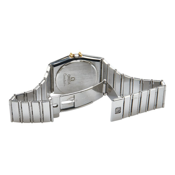 オメガ コンステレーション 腕時計 1310.20 クオーツ ホワイト文字盤 ステンレススチール イエローゴールド ボーイズ OMEGA 【中古】