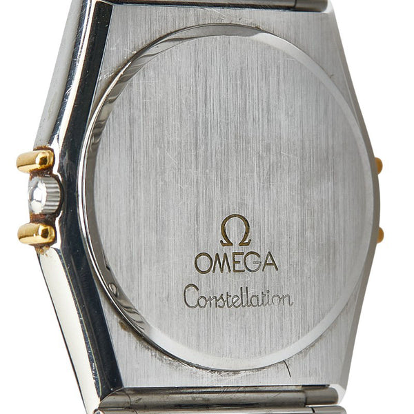 オメガ コンステレーション 腕時計 1310.20 クオーツ ホワイト文字盤 ステンレススチール イエローゴールド ボーイズ OMEGA 【中古】