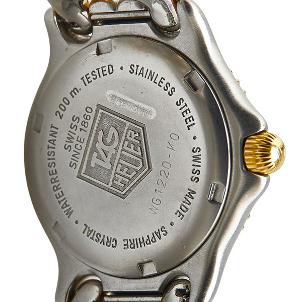 タグホイヤー セル 腕時計 WG1220-K0 クオーツ グレー文字盤 ステンレススチール メッキ ボーイズ TAG HEUER 【中古】