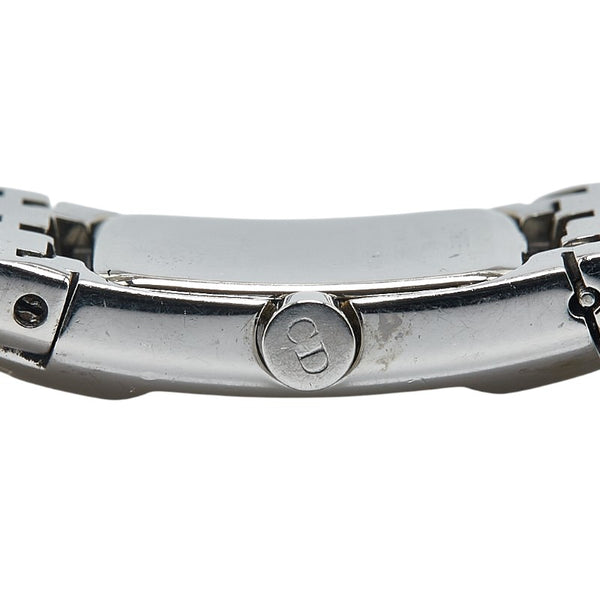 ディオール ディオフィリック 腕時計 D96-100 クオーツ シルバー文字盤 ステンレススチール レディース Dior 【中古】