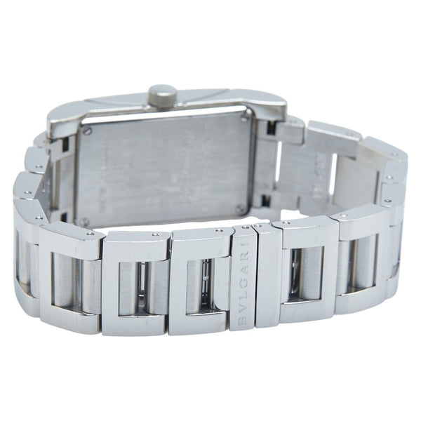 ブルガリ レッタンゴロ 腕時計 RT39S クオーツ ホワイト文字盤 ステンレススチール ボーイズ BVLGARI 【中古】