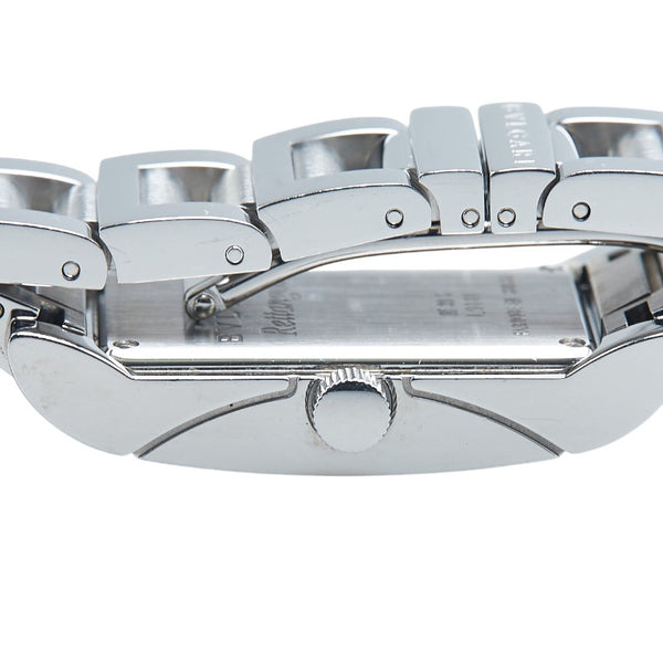 ブルガリ レッタンゴロ 腕時計 RT39S クオーツ ホワイト文字盤 ステンレススチール ボーイズ BVLGARI 【中古】