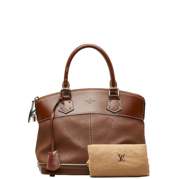 ルイ ヴィトン スハリ ロックイットPM ハンドバッグ M91889 ブラウン レザー レディース LOUIS VUITTON 【中古】