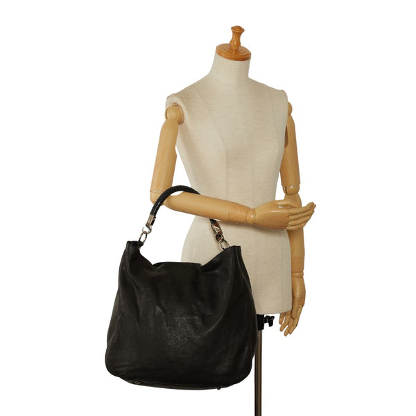 サンローラン トートバッグ ショルダーバッグ 228840 ブラック レザー レディース SAINT LAURENT 【中古】