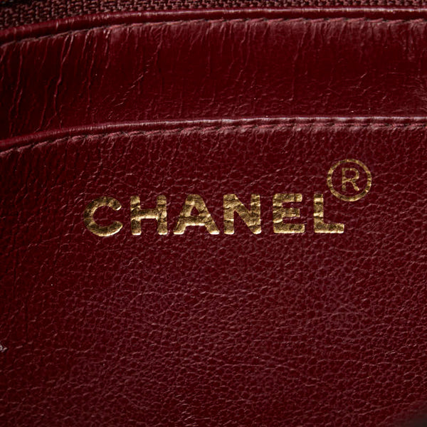 シャネル マトラッセ ダイアナ25 チェーン ショルダーバッグ ブラック ラムスキン レディース CHANEL 【中古】