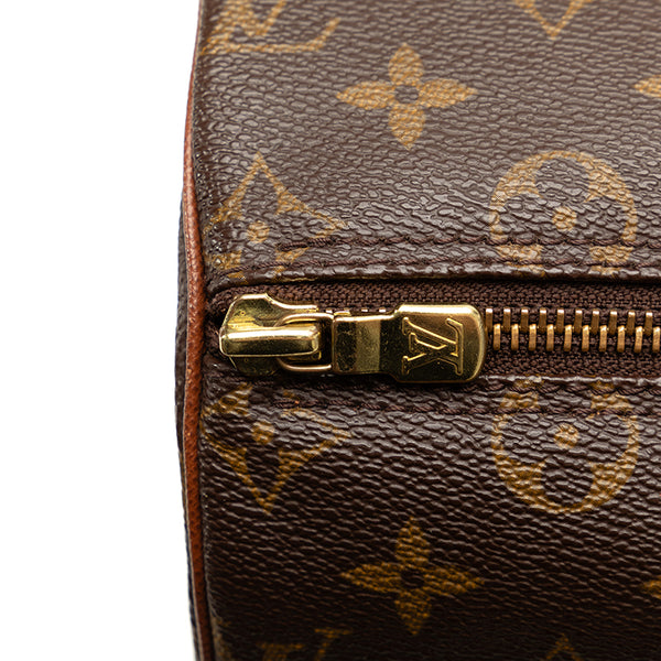 ルイ ヴィトン モノグラム パピヨン26(旧) ショルダーバッグ M51386 ブラウン PVC レザー レディース LOUIS VUITTON 【中古】