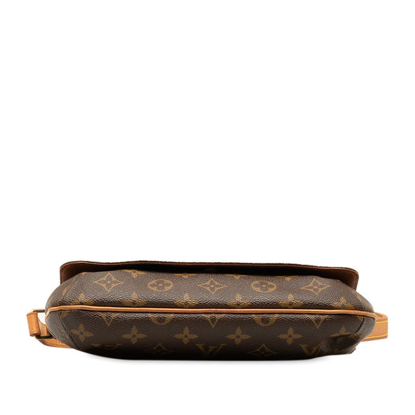 ルイ ヴィトン モノグラム ミュゼット タンゴ ショート ショルダーバッグ M51257 ブラウン PVC レザー レディース LOUIS VUITTON 【中古】