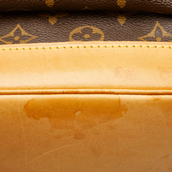 ルイ ヴィトン モノグラム モンスリGM リュック バックパック M51135 ブラウン PVC レザー レディース LOUIS VUITTON 【中古】