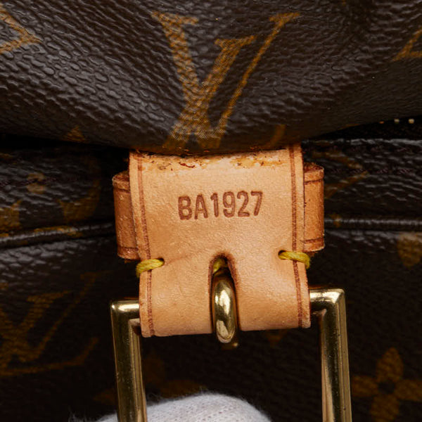 ルイ ヴィトン モノグラム モンスリGM リュック バックパック M51135 ブラウン PVC レザー レディース LOUIS VUITTON 【中古】