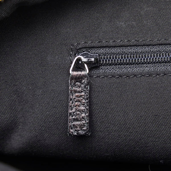 グッチ GGキャンバス プリンシー ハンドバッグ 161720 ブラック キャンバス レザー レディース GUCCI 【中古】