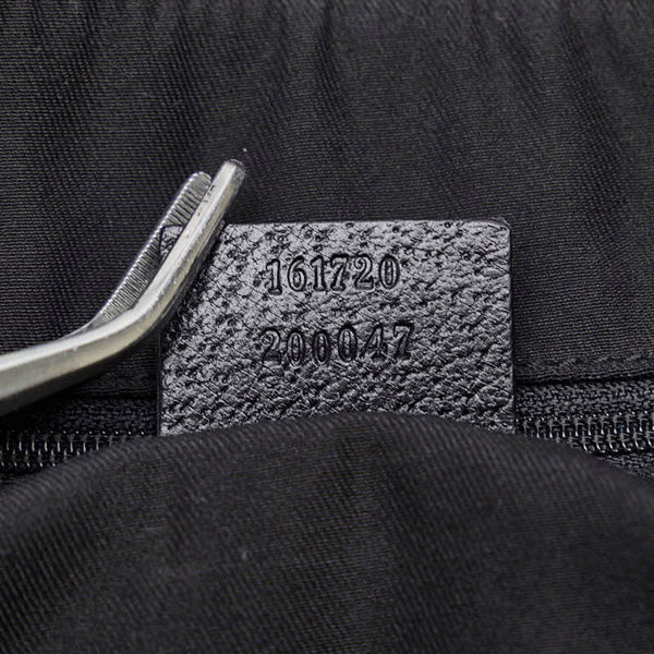 グッチ GGキャンバス プリンシー ハンドバッグ 161720 ブラック キャンバス レザー レディース GUCCI 【中古】