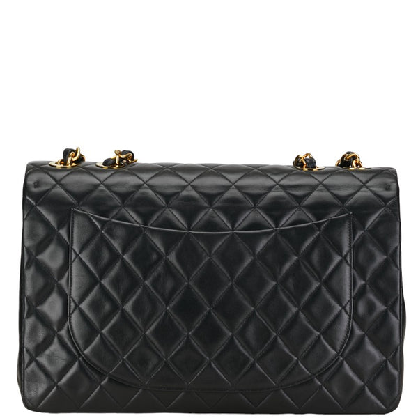 シャネル マトラッセ35 ココマーク チェーン ショルダーバッグ ブラック レザー レディース CHANEL 【中古】