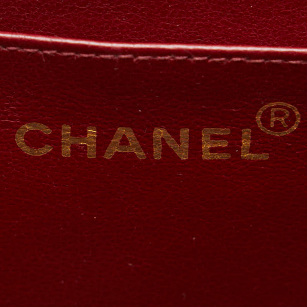 シャネル マトラッセ35 ココマーク チェーン ショルダーバッグ ブラック レザー レディース CHANEL 【中古】