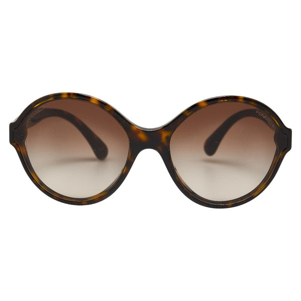 シャネル ココマーク サングラス 5387-A ブラウン プラスチック レディース CHANEL 【中古】