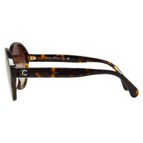 シャネル ココマーク サングラス 5387-A ブラウン プラスチック レディース CHANEL 【中古】