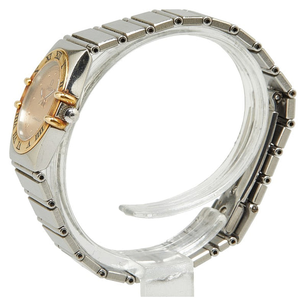 オメガ コンステレーション 腕時計 クオーツ ゴールド文字盤 ステンレススチール K18YG イエローゴールド コンビ レディース OMEGA 【中古】