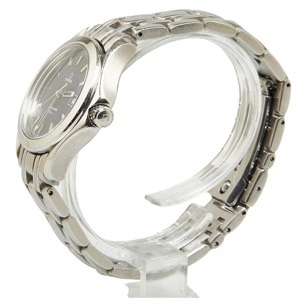 オメガ シーマスター 120 腕時計 2511.81 クオーツ ブルー文字盤 ステンレススチール レディース OMEGA 【中古】