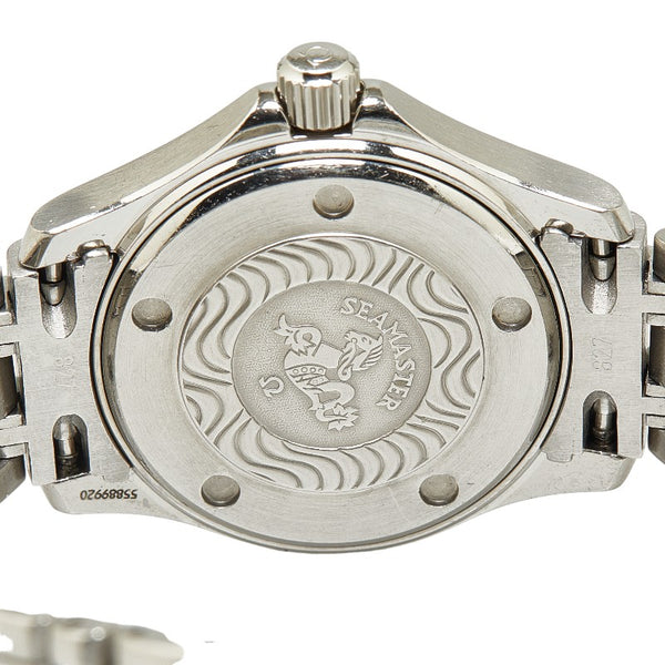 オメガ シーマスター 120 腕時計 2511.81 クオーツ ブルー文字盤 ステンレススチール レディース OMEGA 【中古】