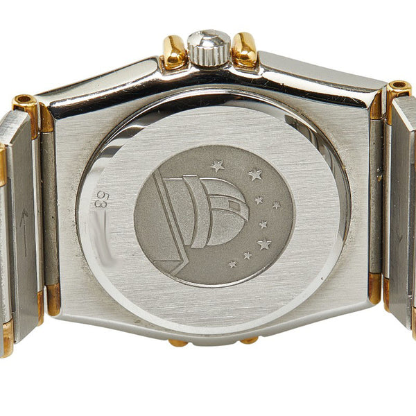 オメガ コンステレーション 腕時計 1270.10.00 クオーツ ゴールド文字盤 ステンレススチール レディース OMEGA 【中古】