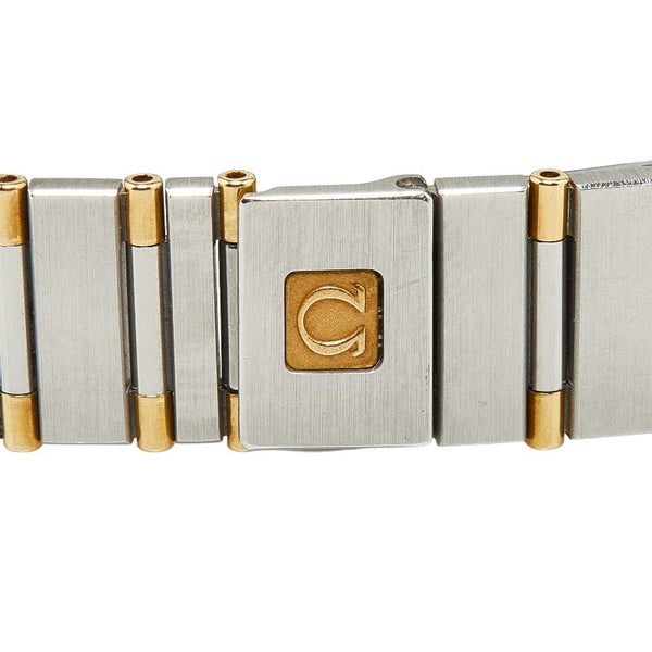 オメガ コンステレーション 腕時計 1270.10.00 クオーツ ゴールド文字盤 ステンレススチール レディース OMEGA 【中古】