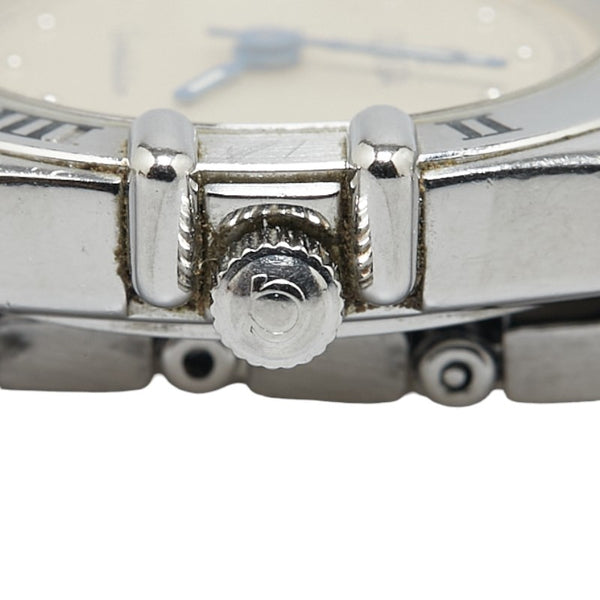 オメガ コンステレーション 腕時計 クオーツ ゴールド文字盤 ステンレススチール レディース OMEGA 【中古】