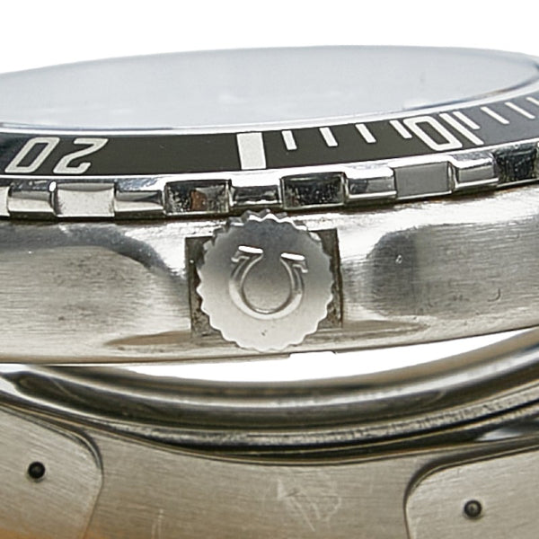 オメガ シーマスター プロフェッショナル 200 腕時計 2850.50 クオーツ ブラック文字盤 ステンレススチール メンズ OMEGA 【中古】