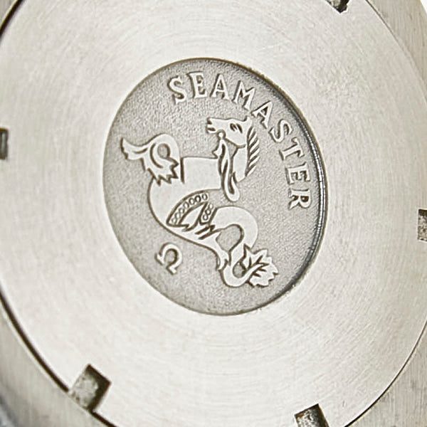 オメガ シーマスター プロフェッショナル 200 腕時計 2850.50 クオーツ ブラック文字盤 ステンレススチール メンズ OMEGA 【中古】