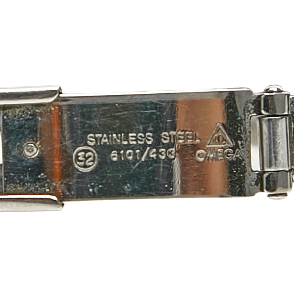 オメガ デビル 腕時計 クオーツ ゴールド文字盤 ステンレススチール レディース OMEGA 【中古】