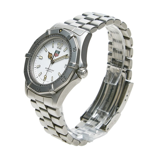 タグホイヤー プロフェッショナル 200 腕時計 WK1111 クオーツ ホワイト文字盤 ステンレススチール メンズ TAG HEUER 【中古】
