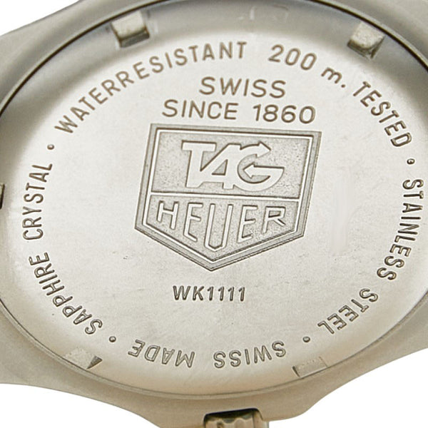 タグホイヤー プロフェッショナル 200 腕時計 WK1111 クオーツ ホワイト文字盤 ステンレススチール メンズ TAG HEUER 【中古】
