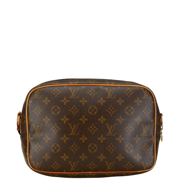 ルイ ヴィトン モノグラム  リポーターPM 斜め掛け ショルダーバッグ  M45254 ブラウン PVC レザー レディース LOUIS VUITTON 【中古】
