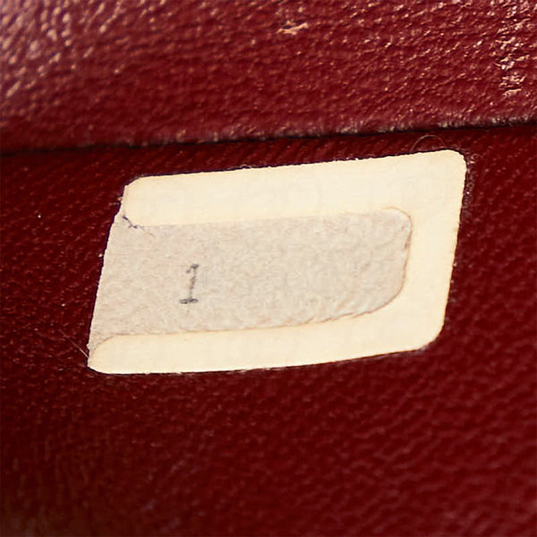 シャネル マトラッセ25 ココマーク ダブルフラップ チェーン ショルダーバッグ ブラック ラムスキン レディース CHANEL 【中古】